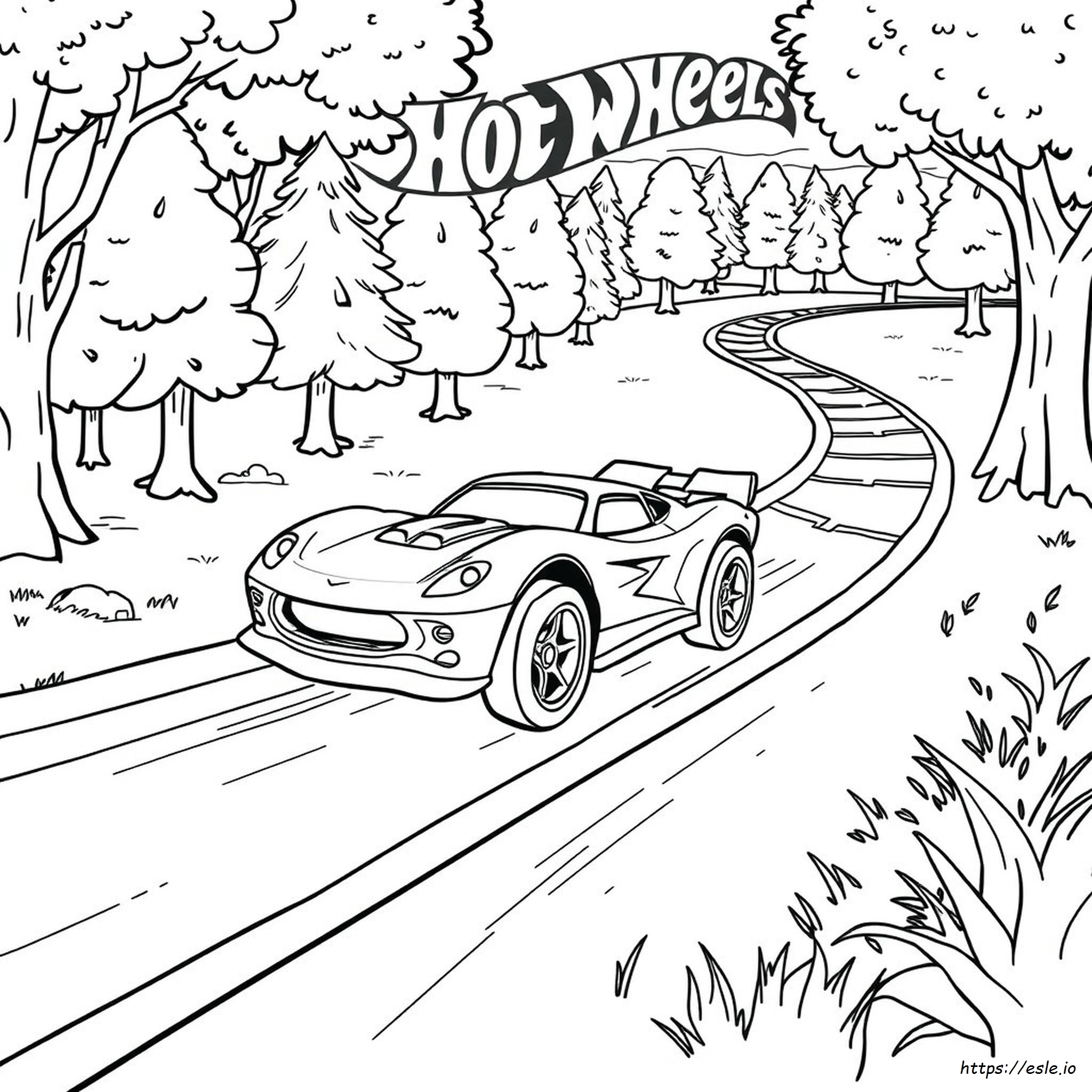 Coloring Pages Pista Hot Wheels Para Colorear