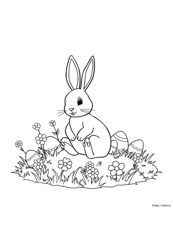 Coloriages De Lapin De Pâques