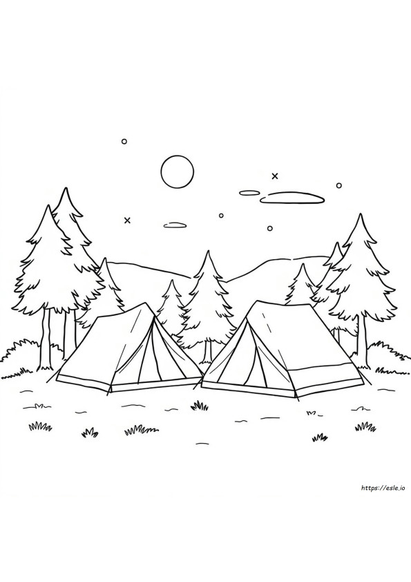 Desenhos De Barracas Para Colorir