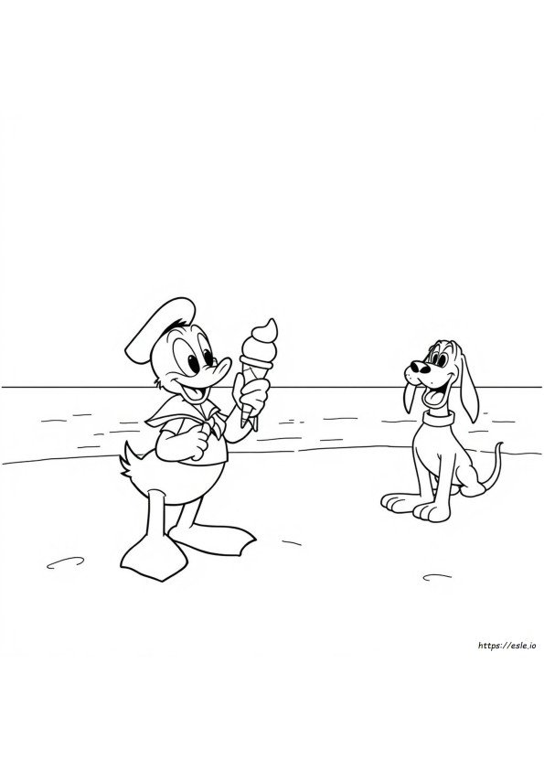Coloriage Donald