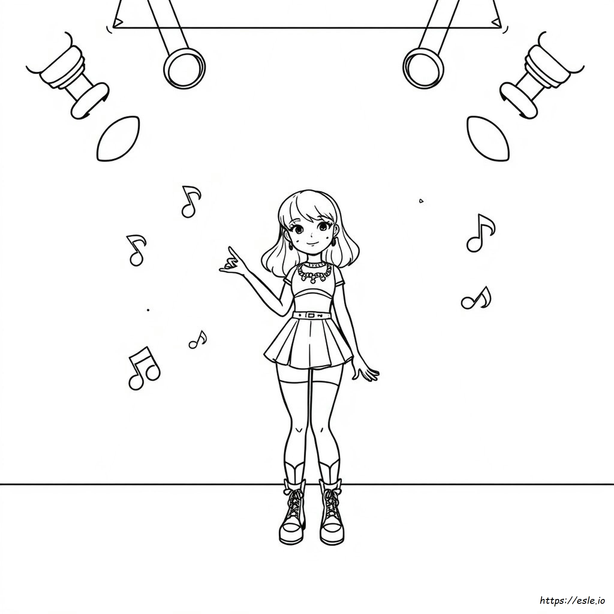 Blackpink Lisa Coloring Pages Printable