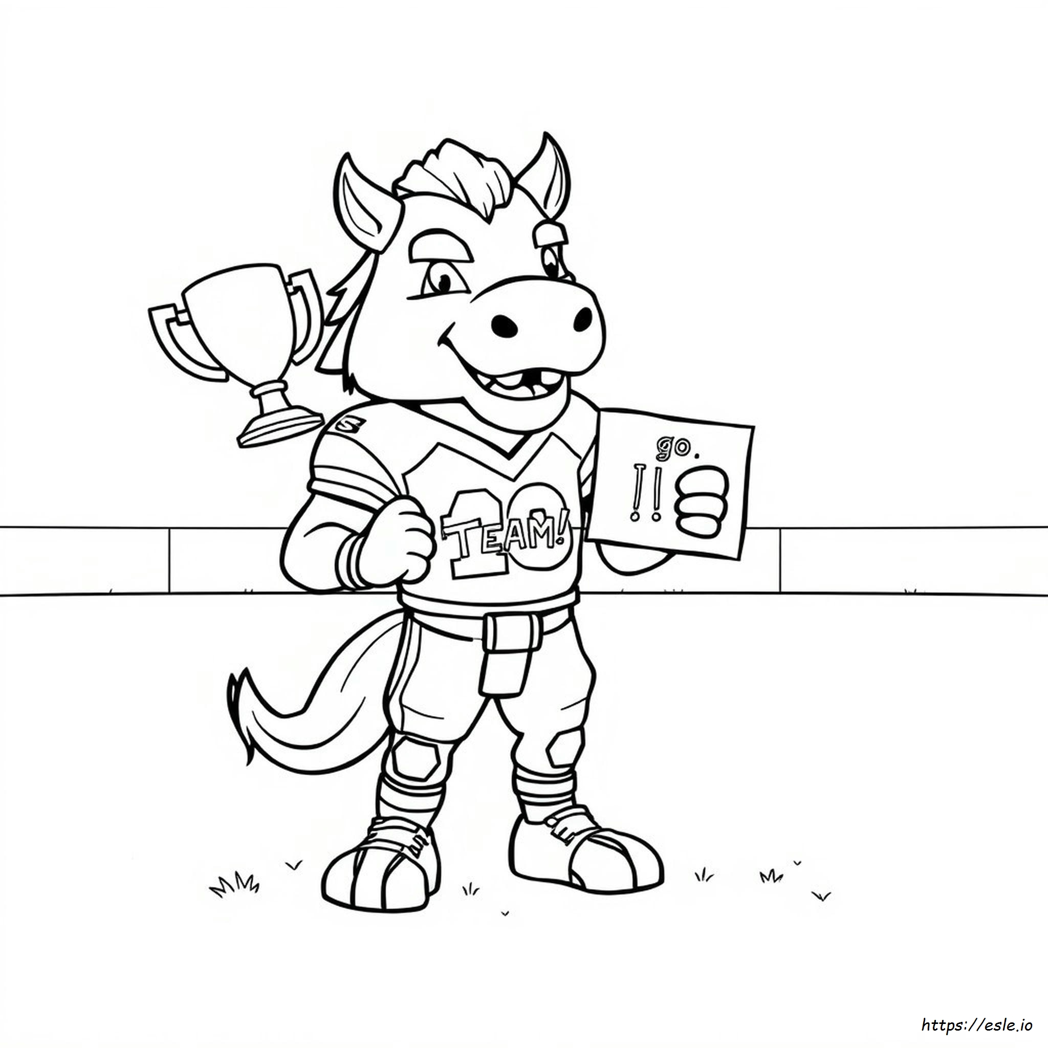 Broncos Coloring Pictures