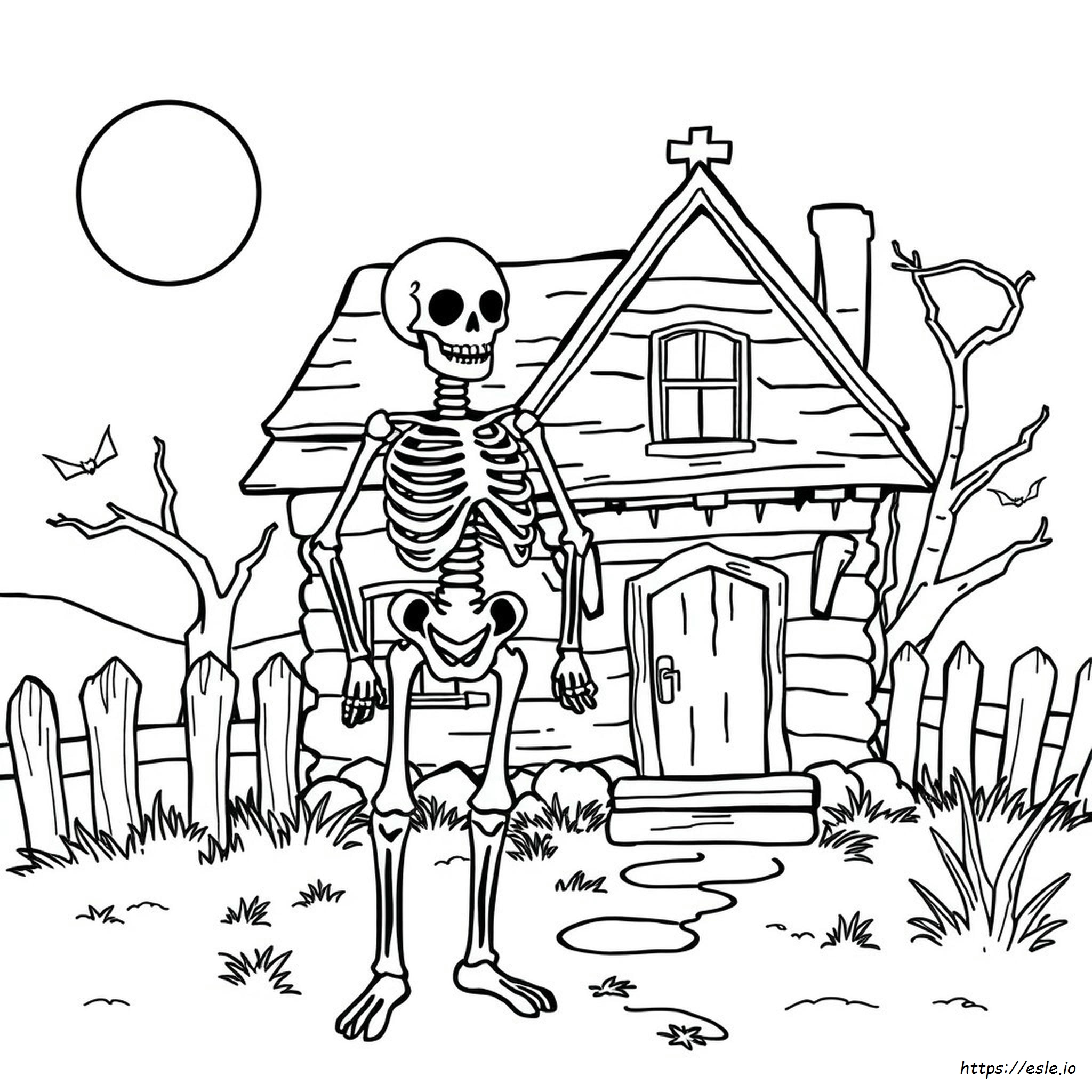 Free Printable Coloring Pages Of Skeletons