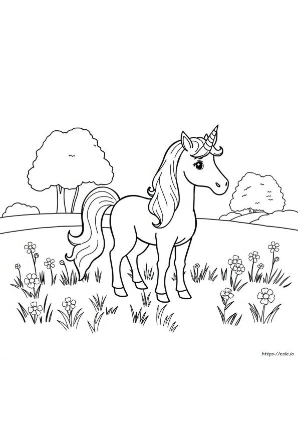 Draw So Cute Coloring Pages Unicorn