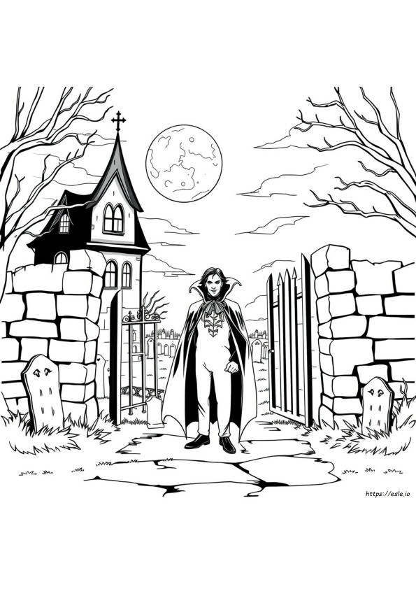 Dracula De Colorat