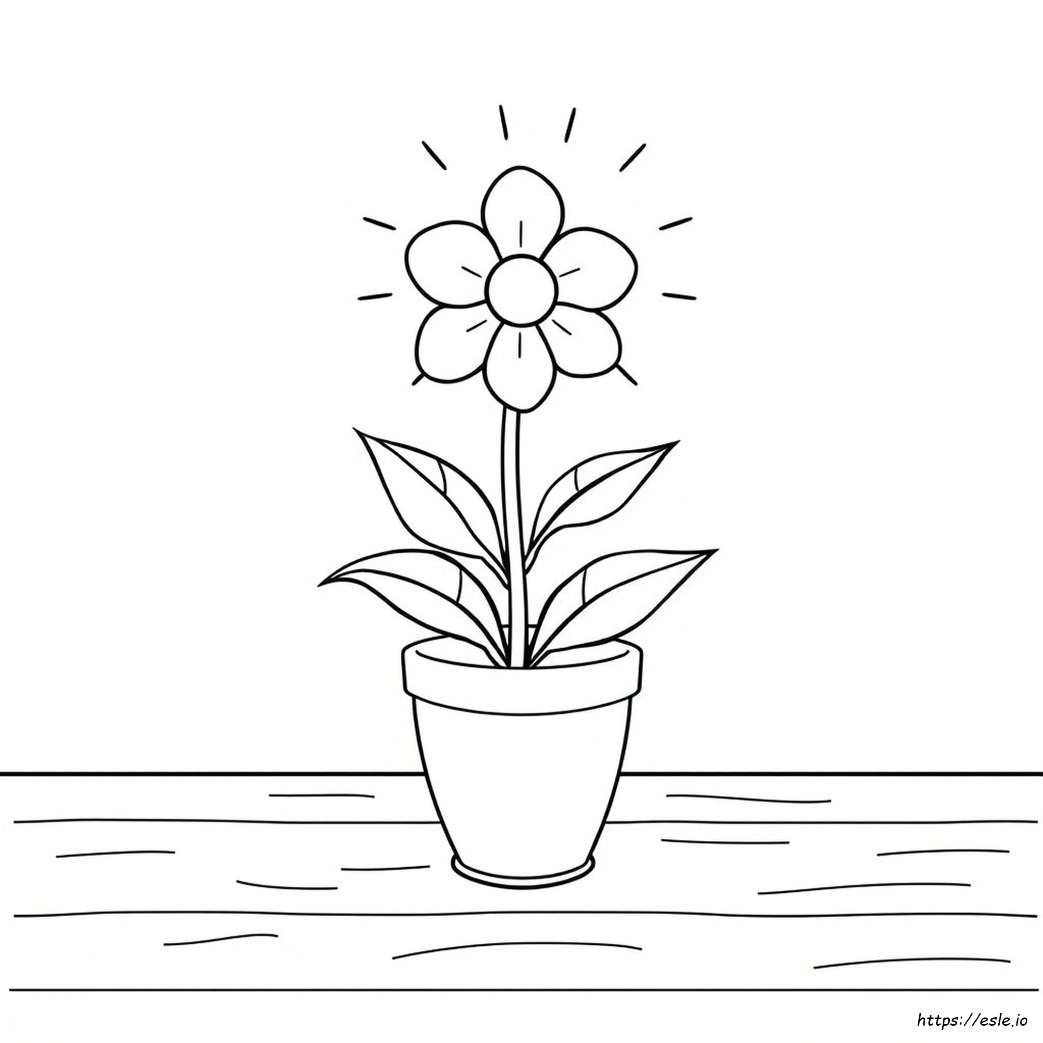 Immagini Di Fiori Da Colorare
