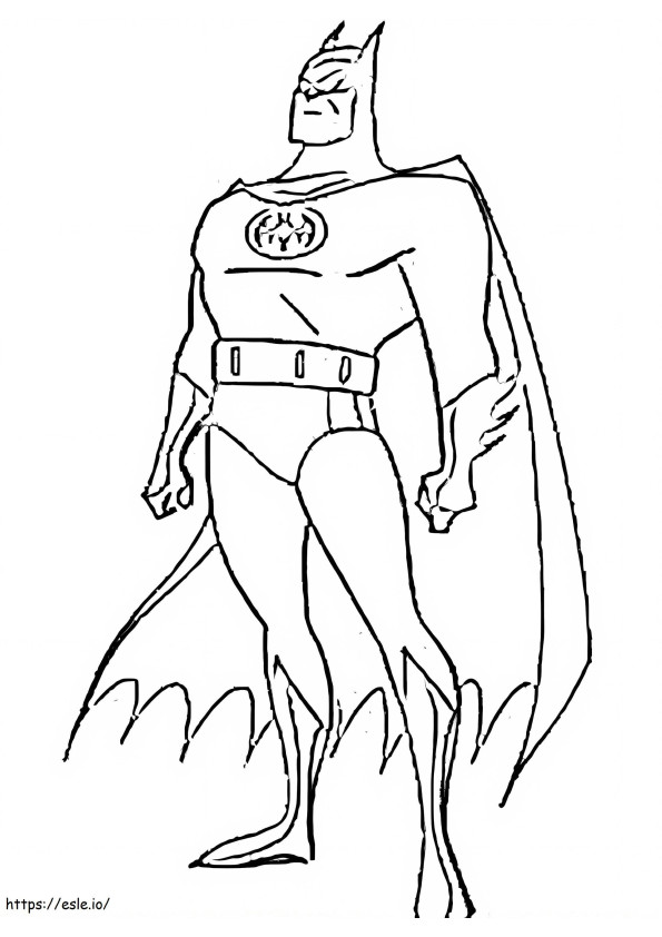 Bat Man 1 värityskuva