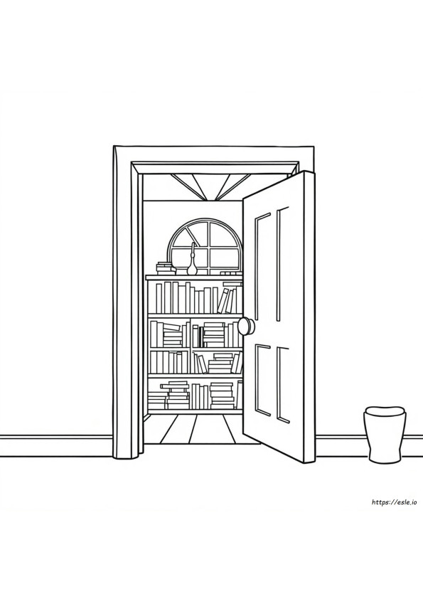 Gambar Mewarnai Pintu