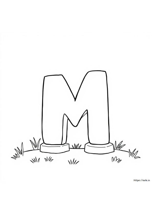 Lettera M Da Colorare