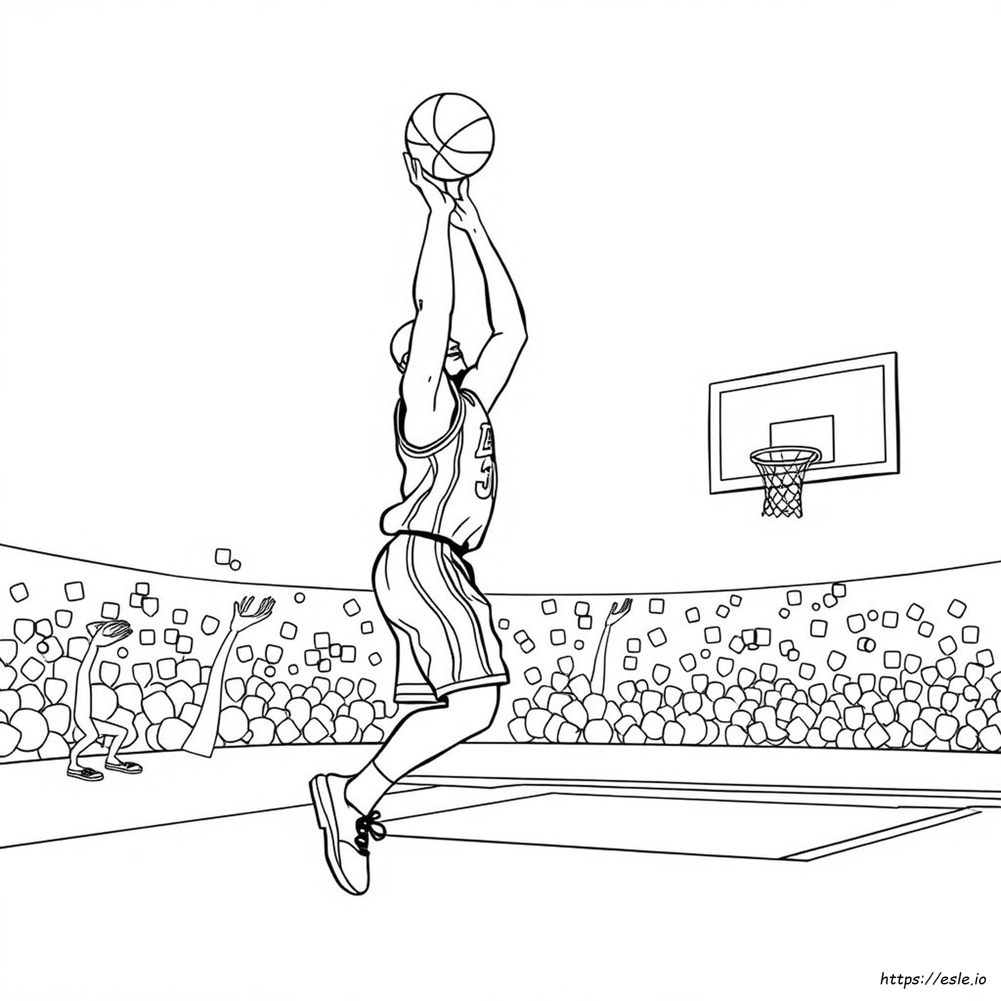 Basketball Kobe Bryant Coloring Pages
