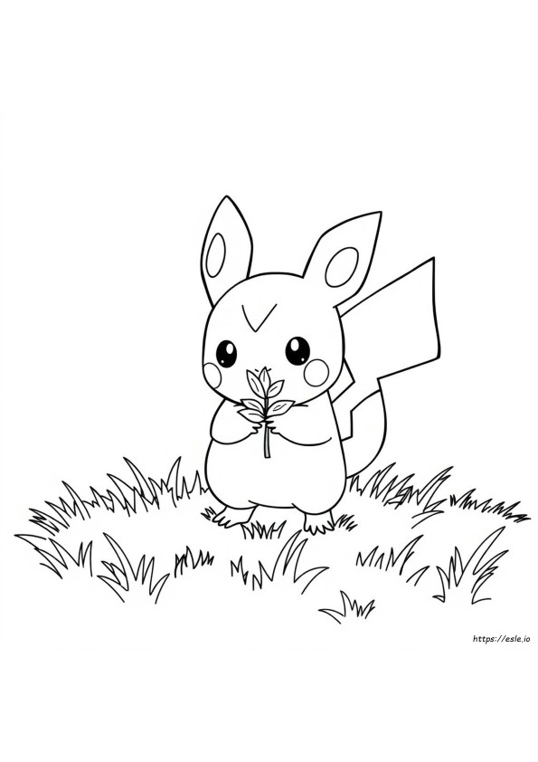 Chikorita Pokemon Coloring Pages