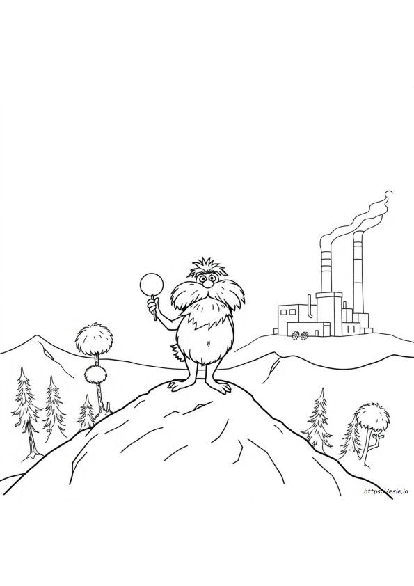 The Lorax Coloring Page Printable