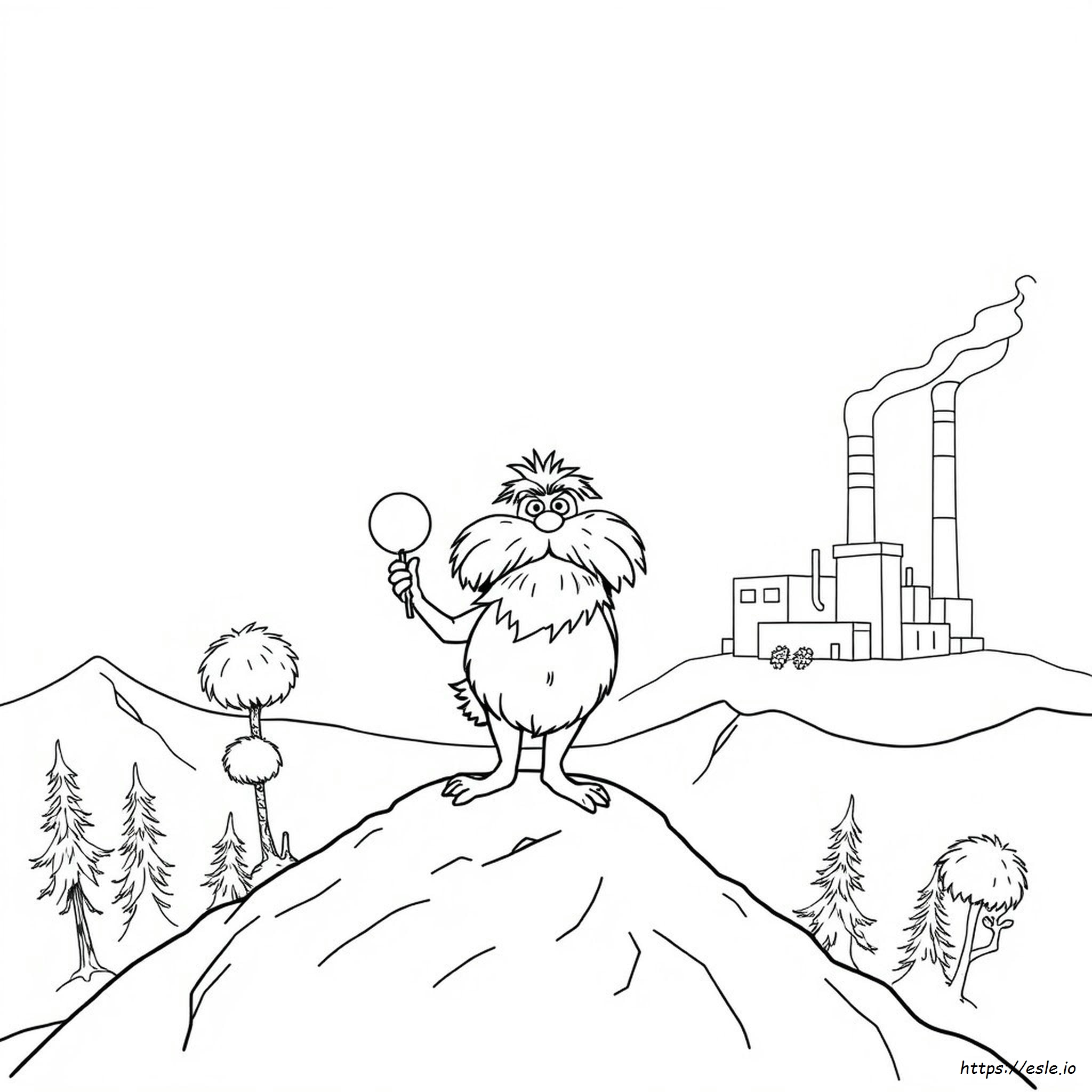 The Lorax Coloring Page Printable