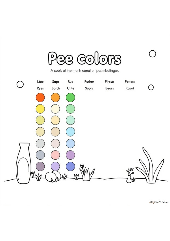Pee Colors And Their Meaning
