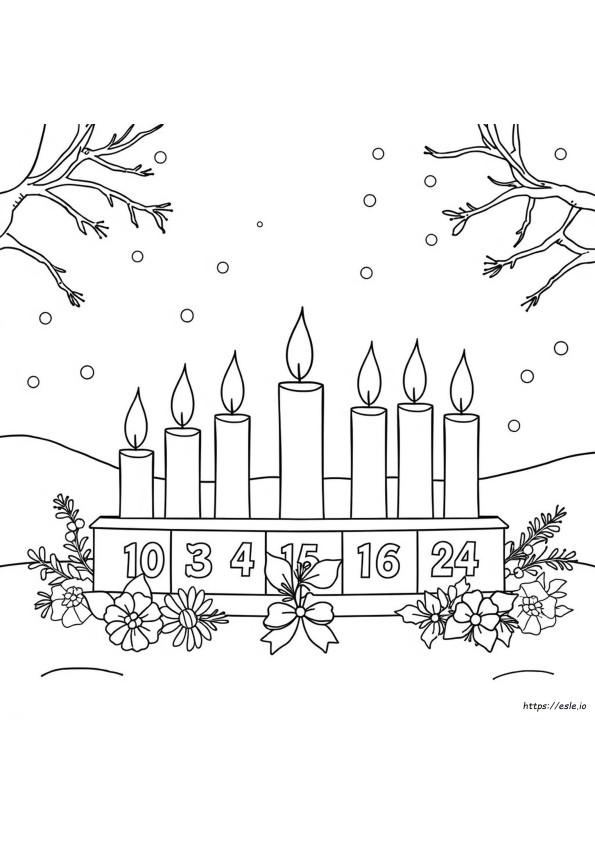 Advent Coloring Pages For Adults