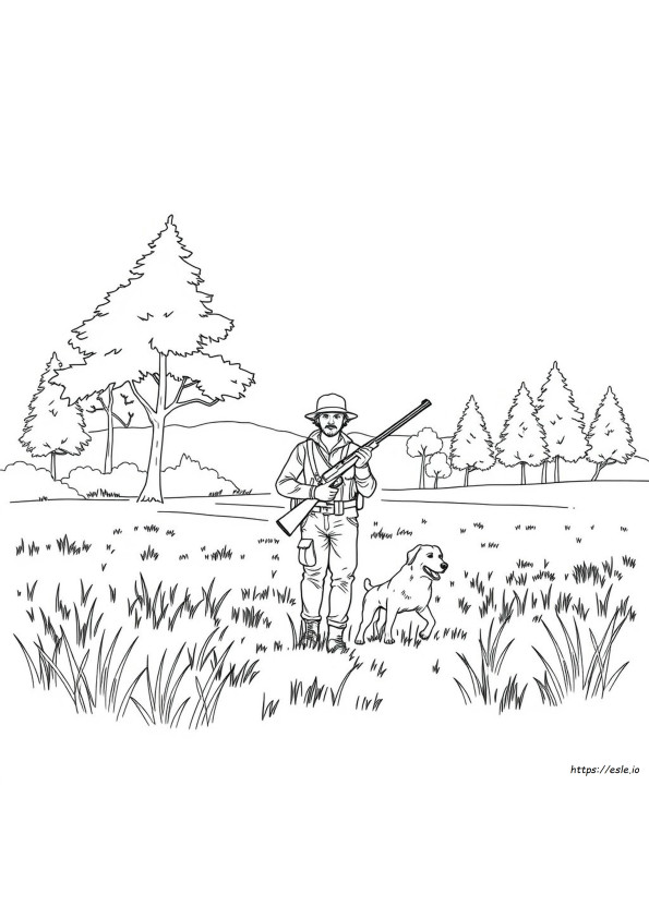 Coloriages De Chasse