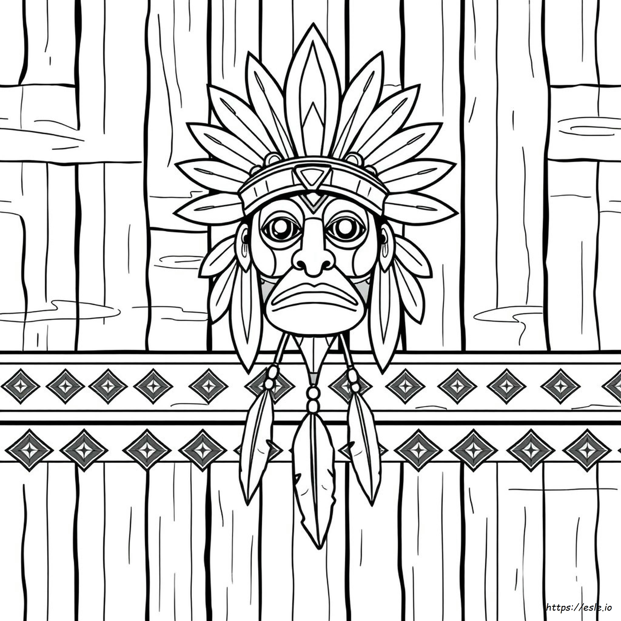 Kachina Coloring Page