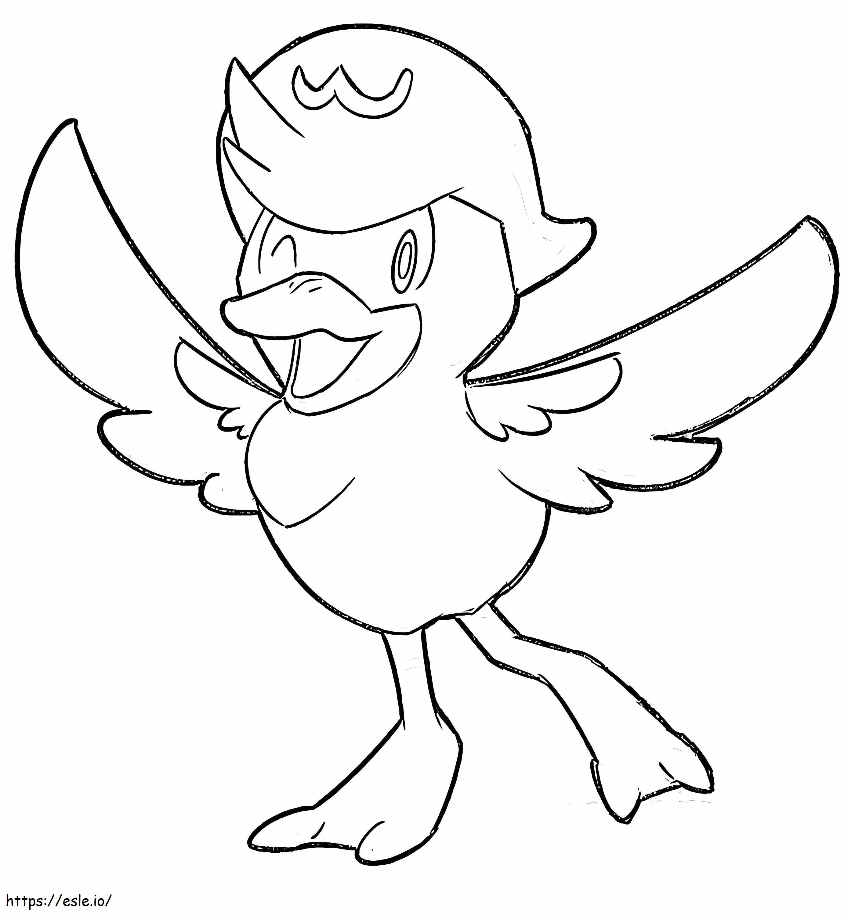 Pokemon Quaxly coloring page