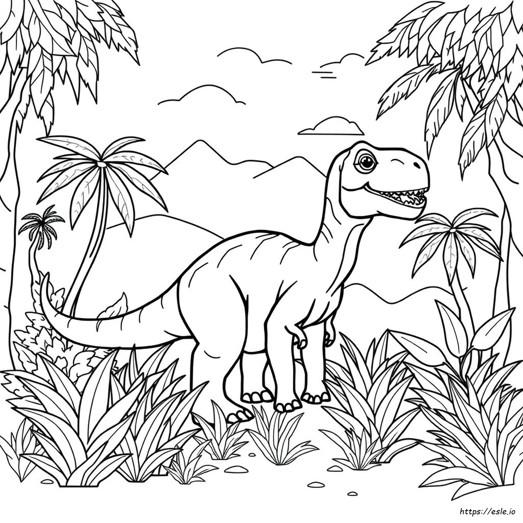 Free Printable Dino Coloring Pages