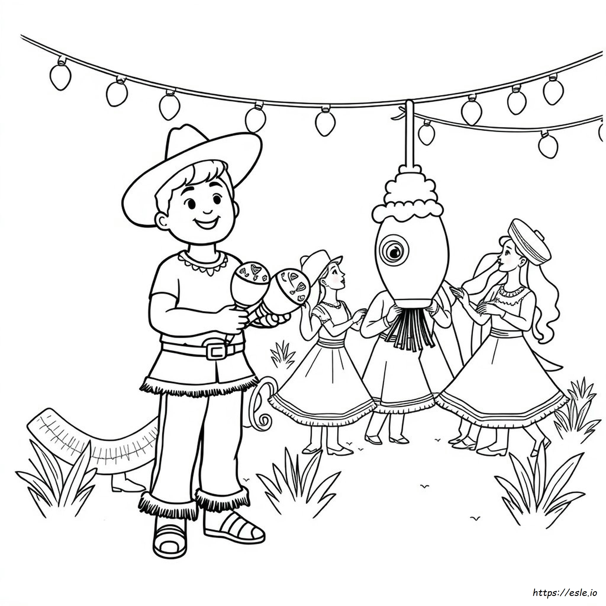 Spanish Hispanic Heritage Month Coloring Pages