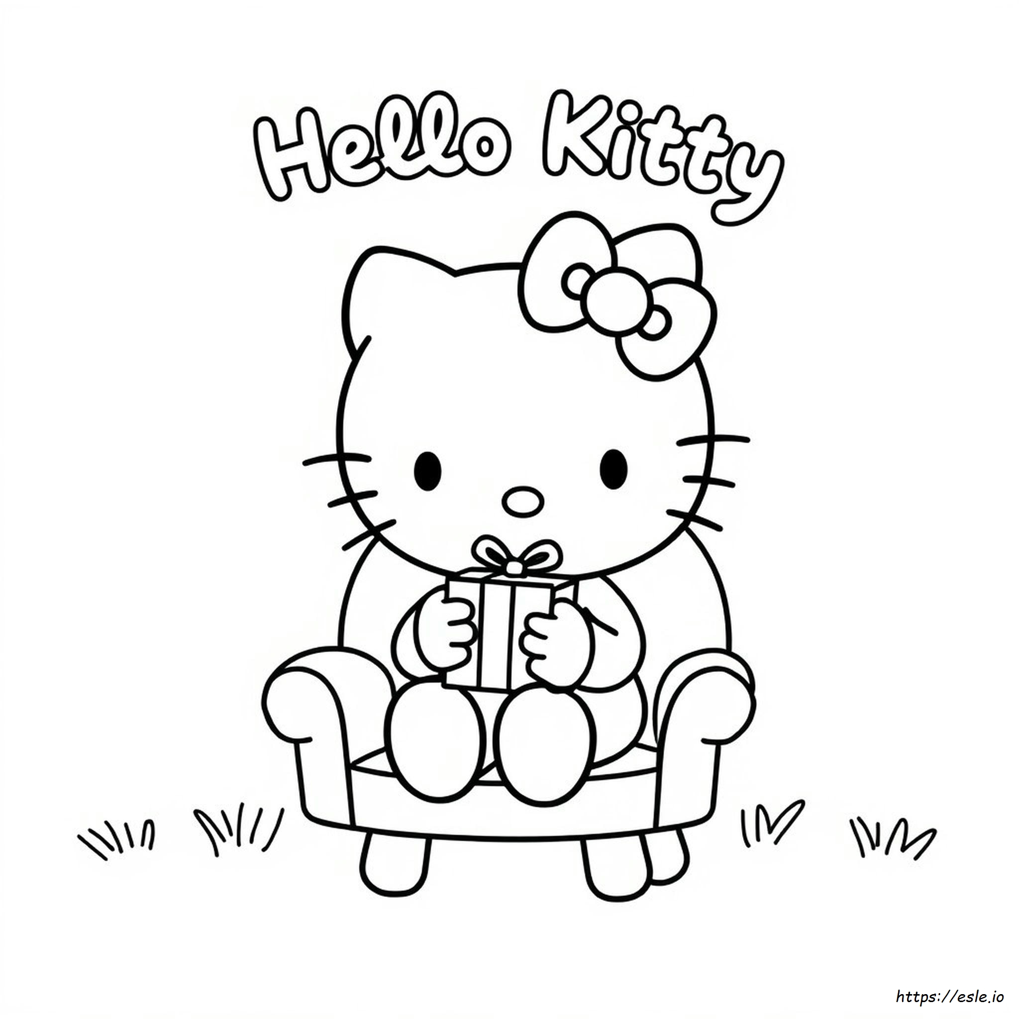 Coloring Pages Mewarnai Hello Kitty
