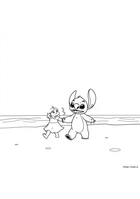Lilo És Stitch Nyomtatható Színező Oldalak