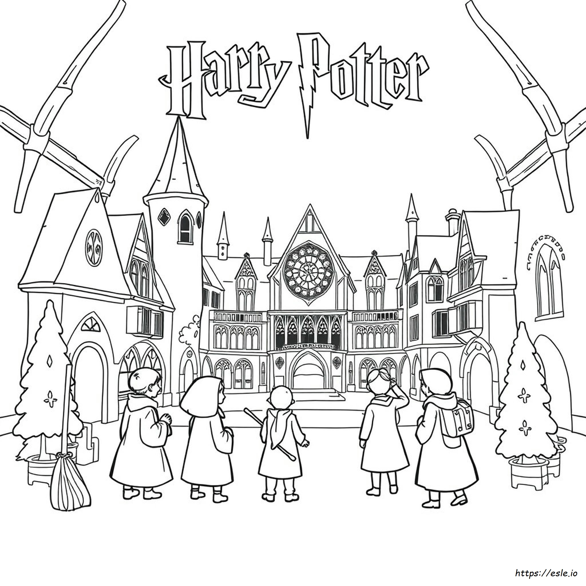 Harry Potter Värityskuva Tulostettava