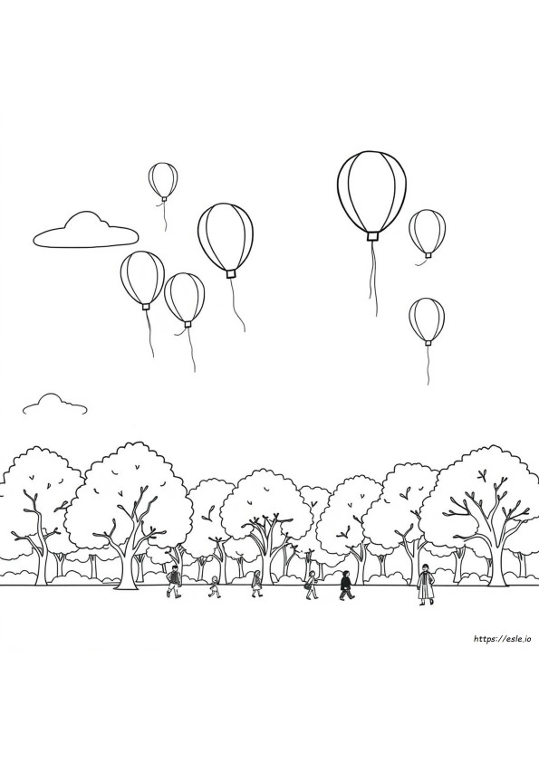 Balões Para Colorir