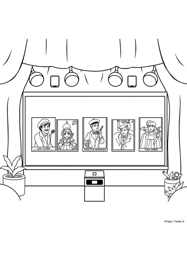 Movie Coloring Sheets