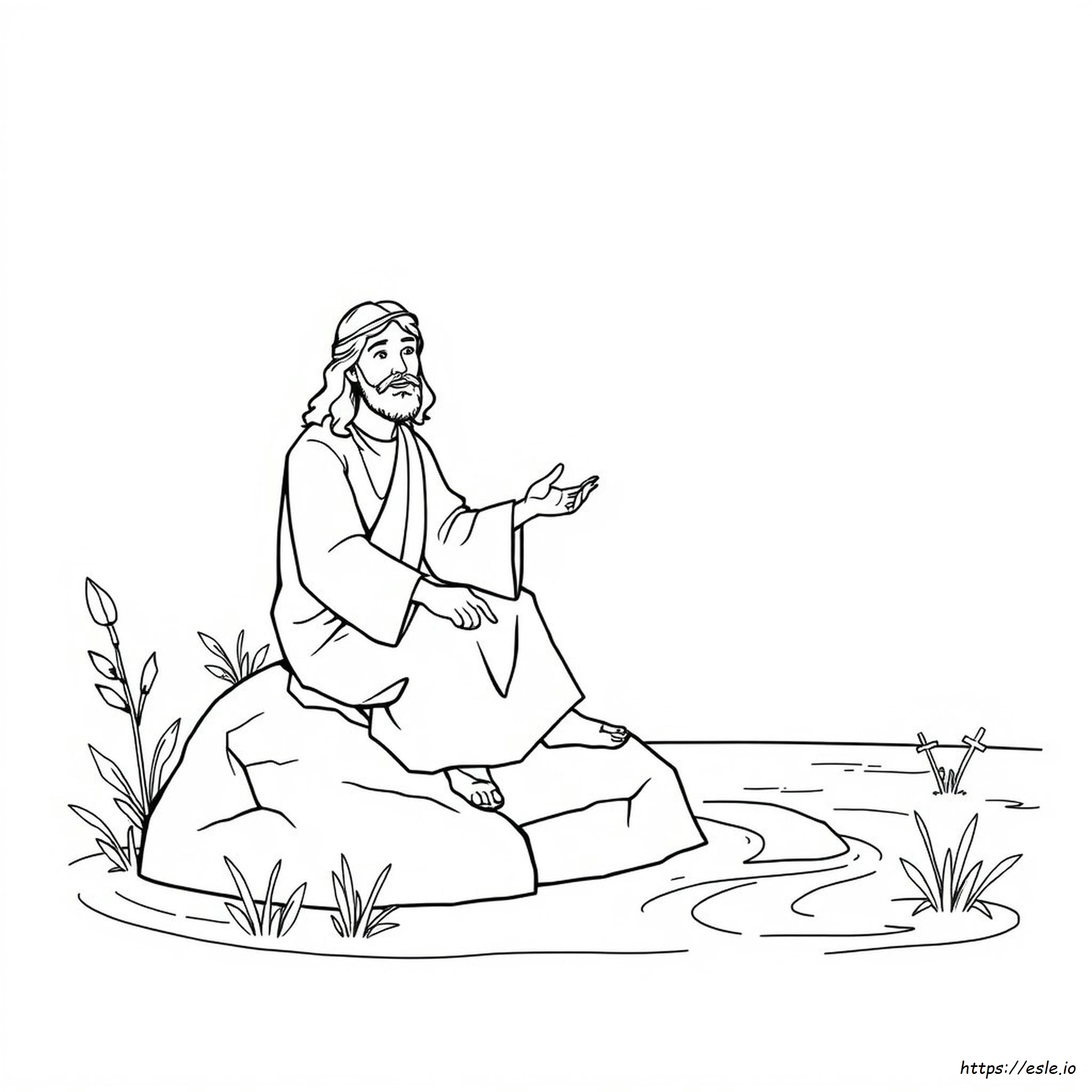Dibujo De Jesús Para Colorear