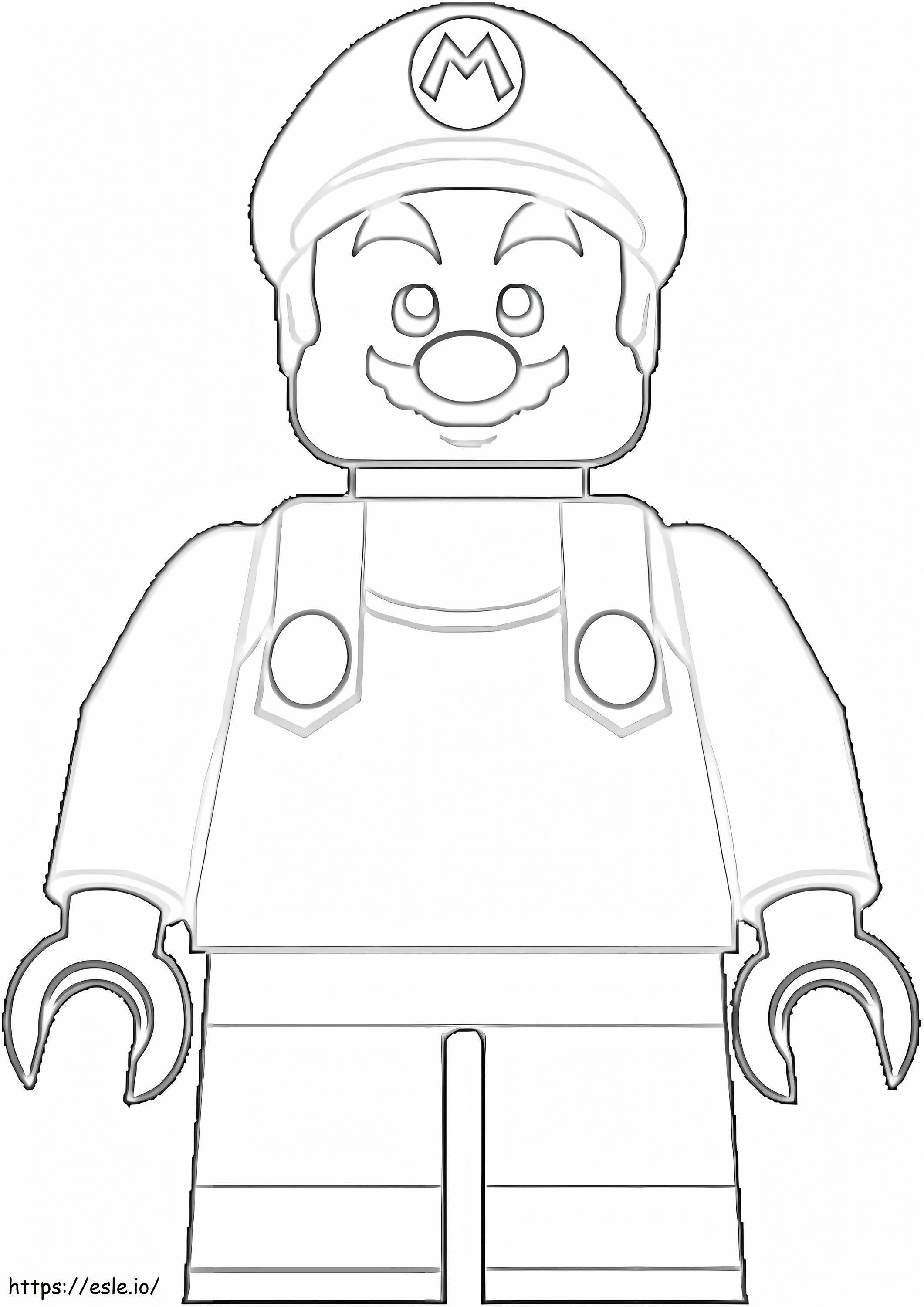 Lego SuperMario 3 Gambar Mewarnai