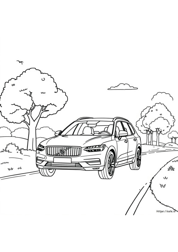 Mewarnai Gambar Volvo
