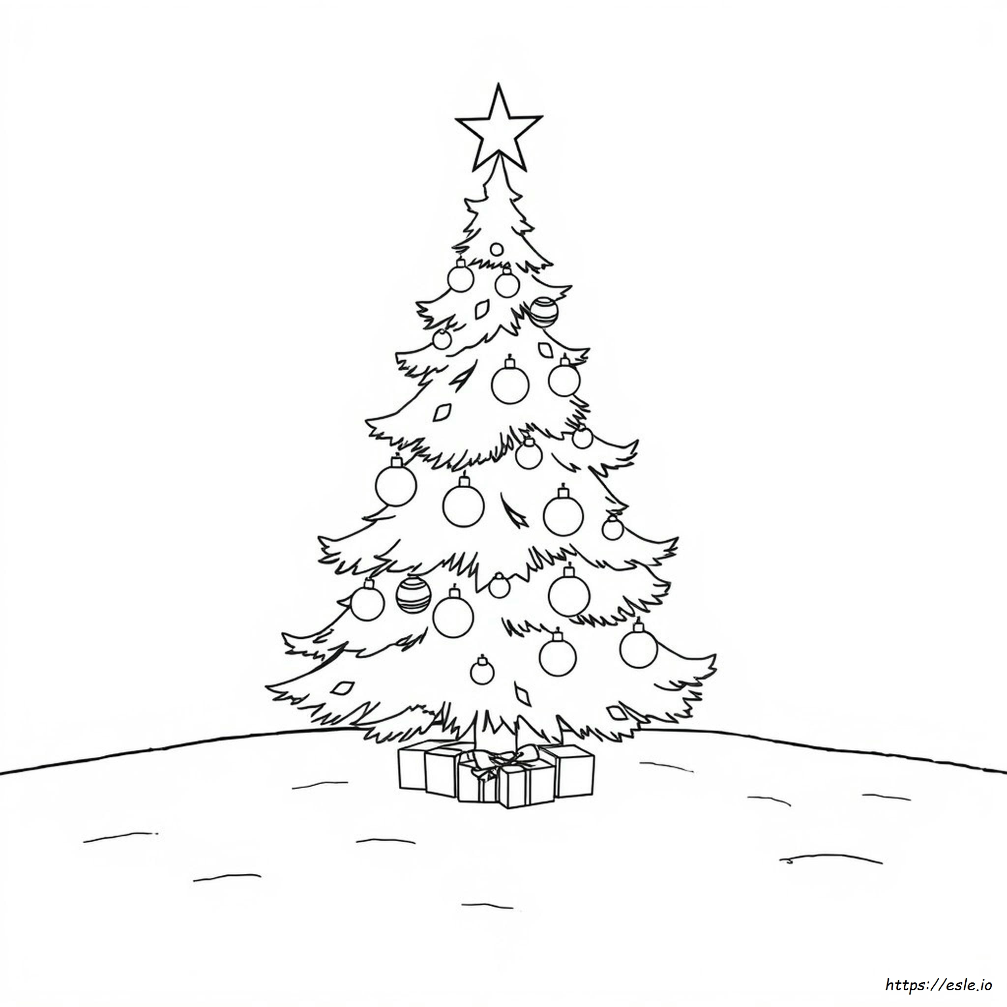 Weihnachtsbaum Ausmalbilder