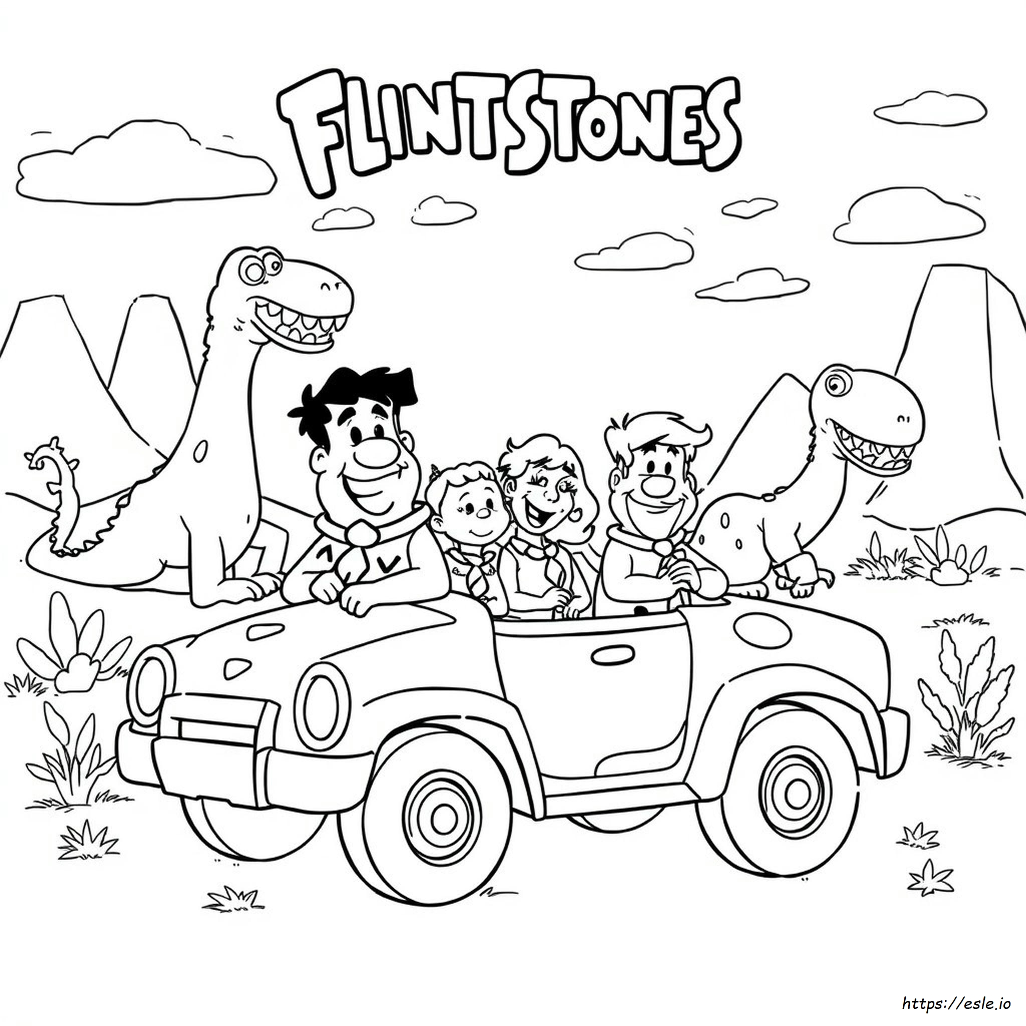 Flintstones Coloring Pages Printable