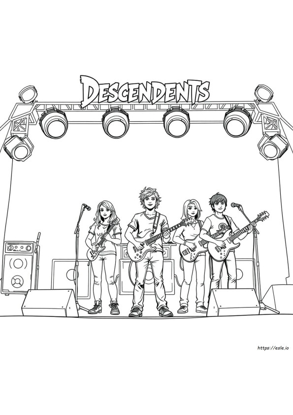 Disney Descendants 3 Boyama Sayfaları