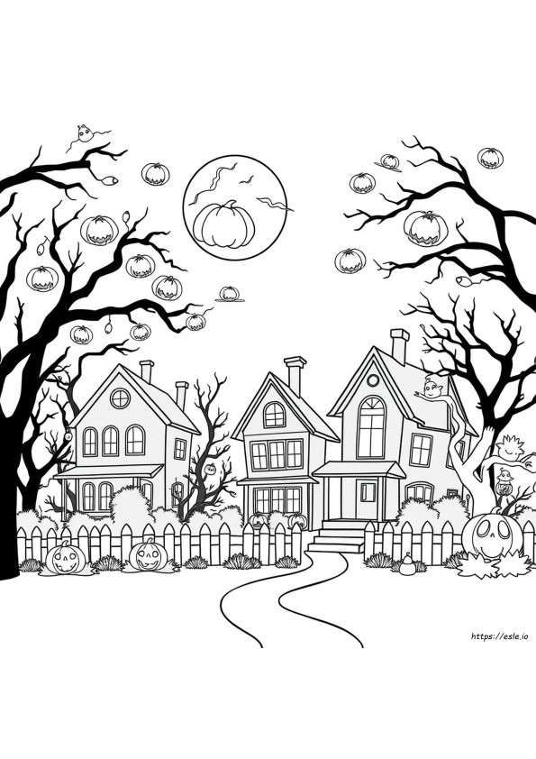 Halloween Horror Coloring Pages