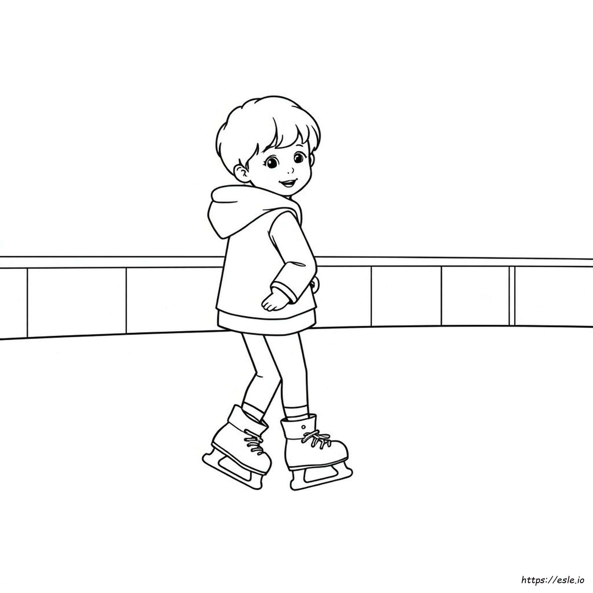 Ice Skating Coloring Pictures