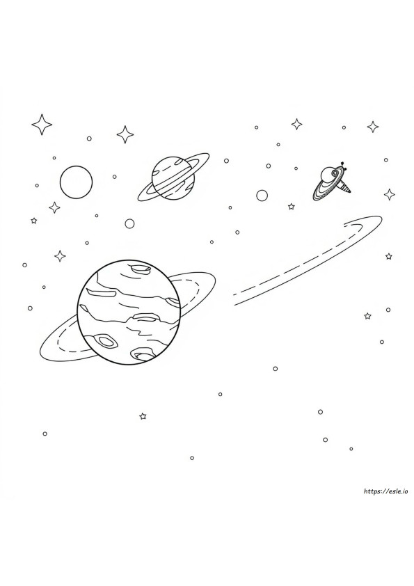 Planeten Om In Te Kleuren