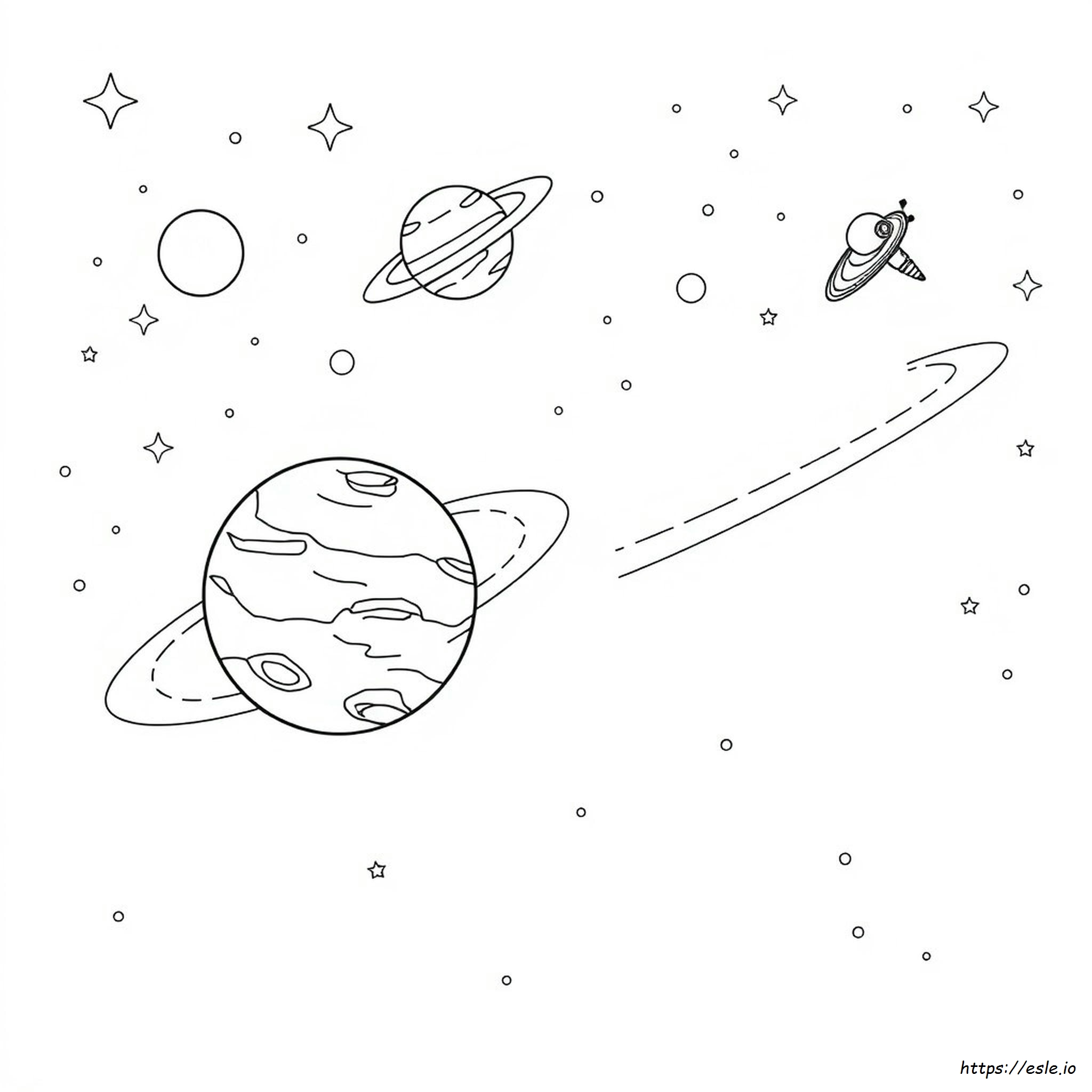 Planets To Colour In