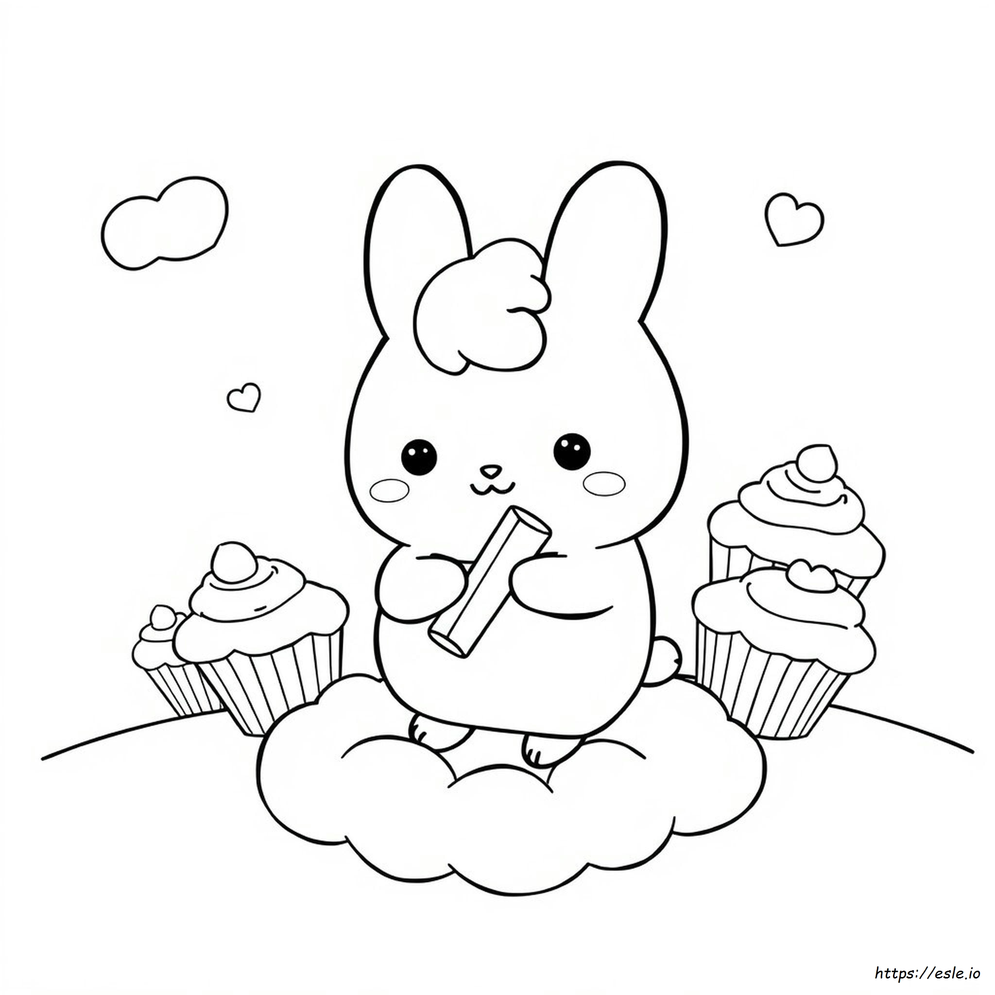 Cinnamoroll Sanrio Cinnamon Roll Coloring Page