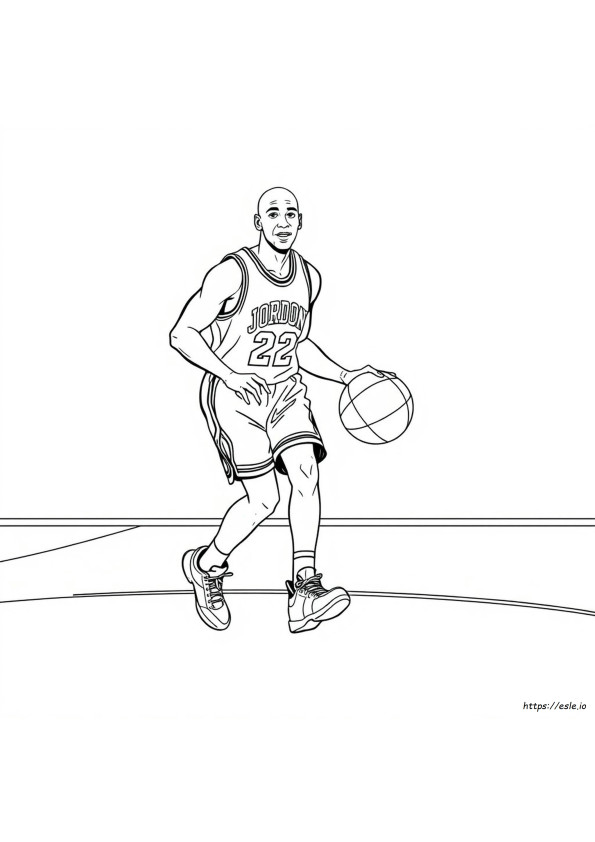 Páginas Para Colorear De Michael Jordan Gratis