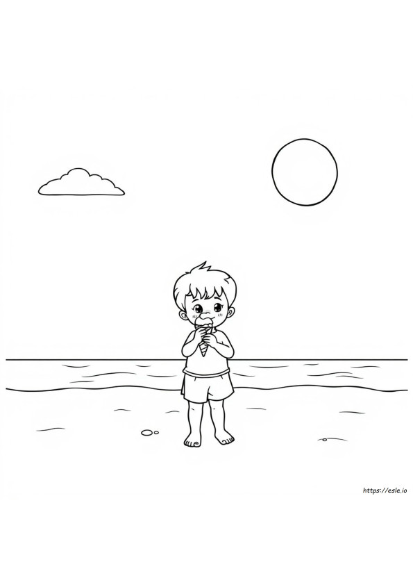 Desenhos De Verão Para Colorir E Imprimir