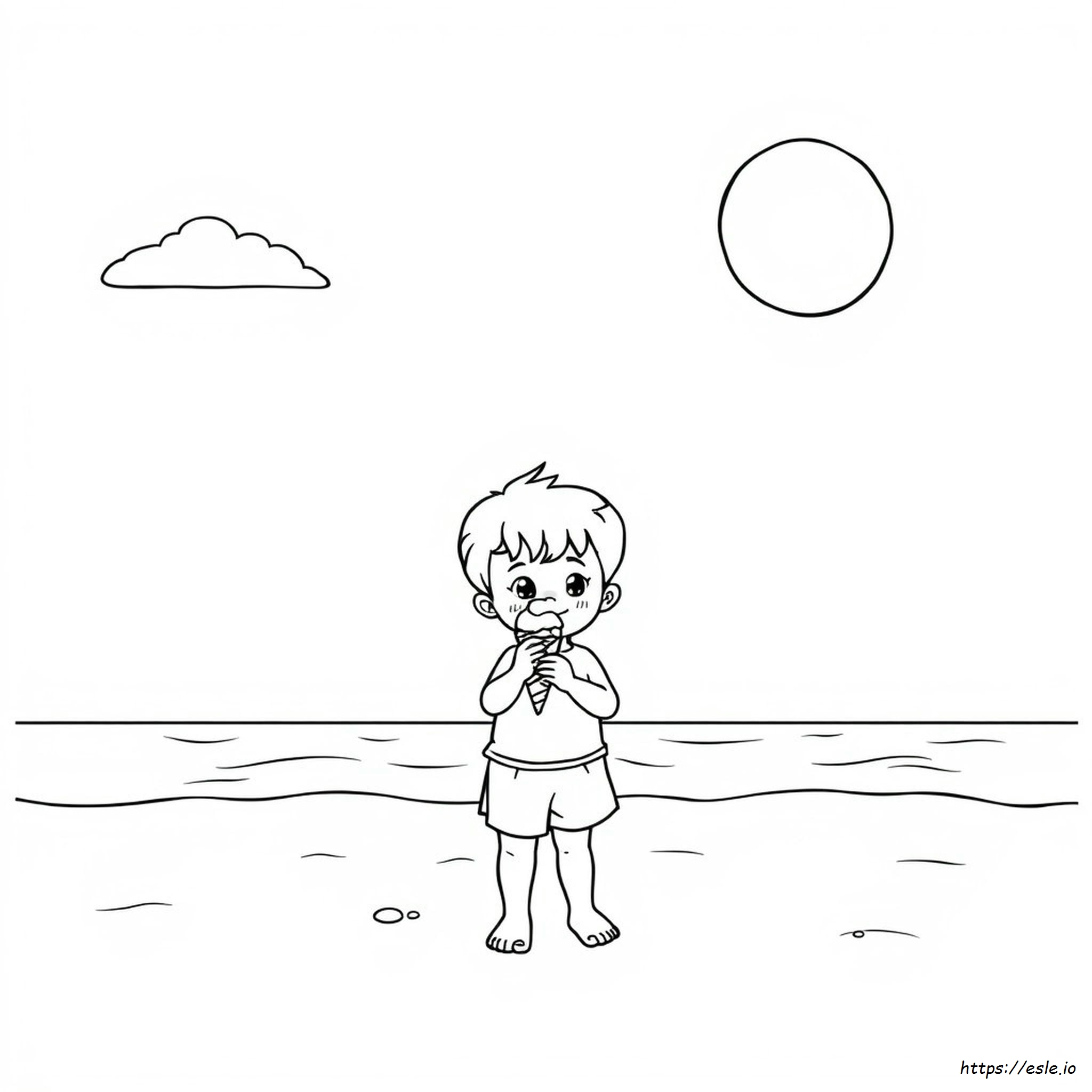 Coloriage Été À Imprimer