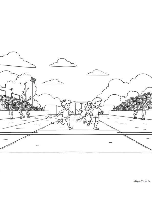 Disegni Da Colorare Di Sport Day Da Stampare