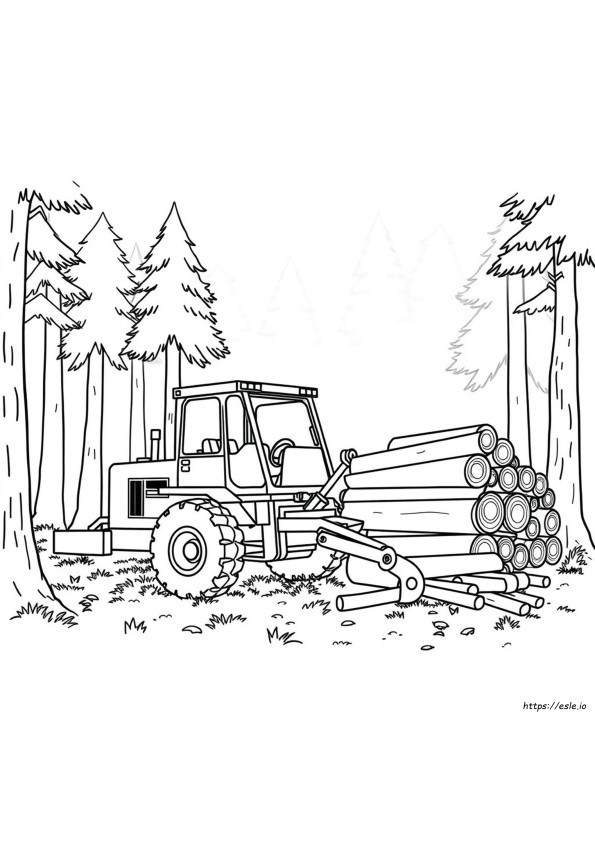Kolorowanki Feller Buncher