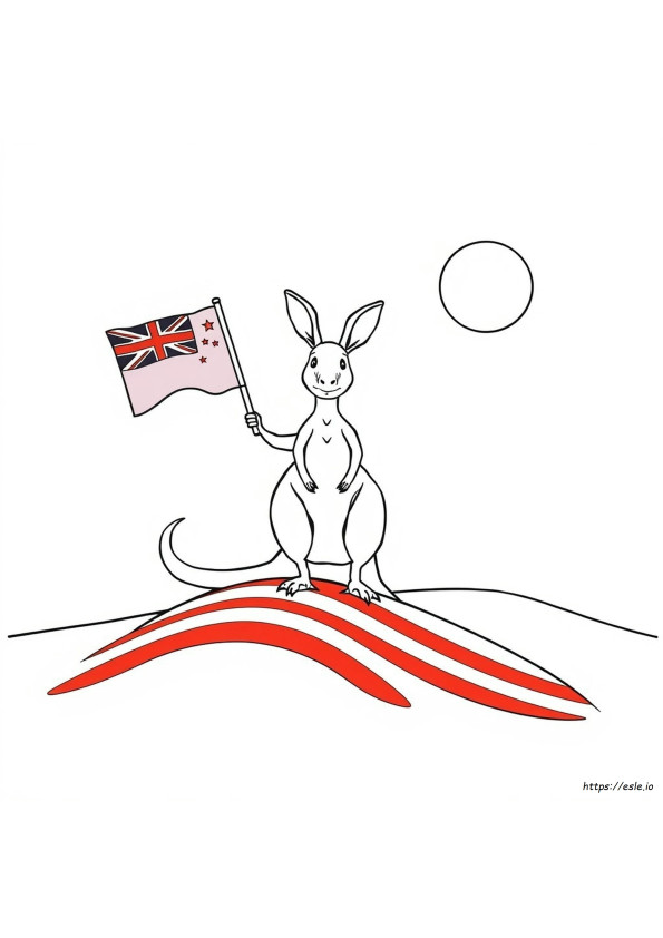 Australia Day Colouring Pages