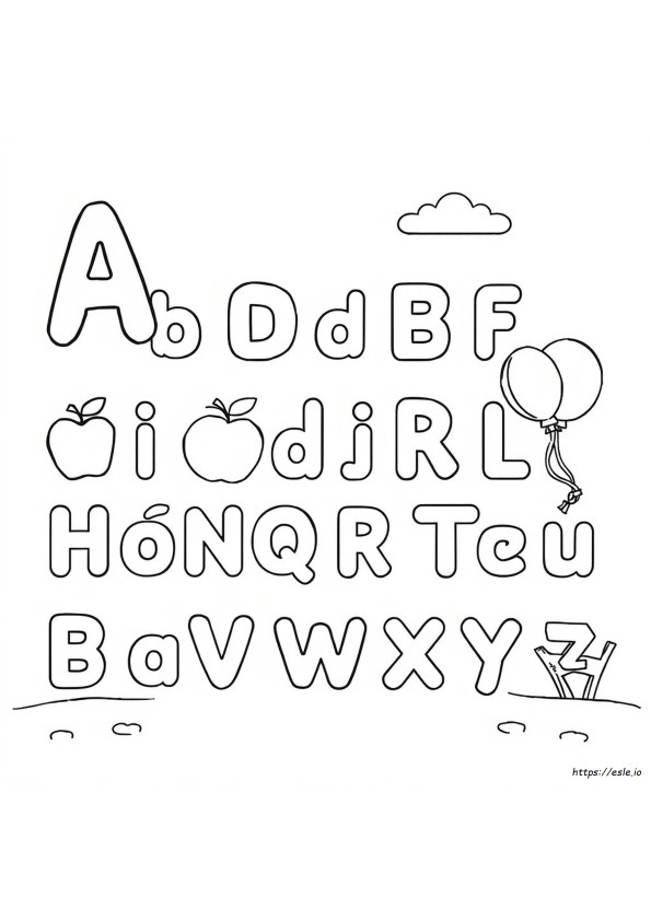 Phonics Coloring Pages Free