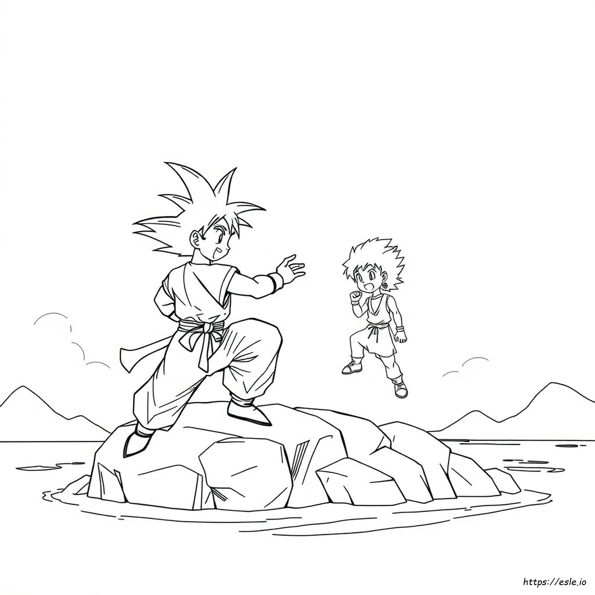 Dragon Ball Z Colouring In Pictures