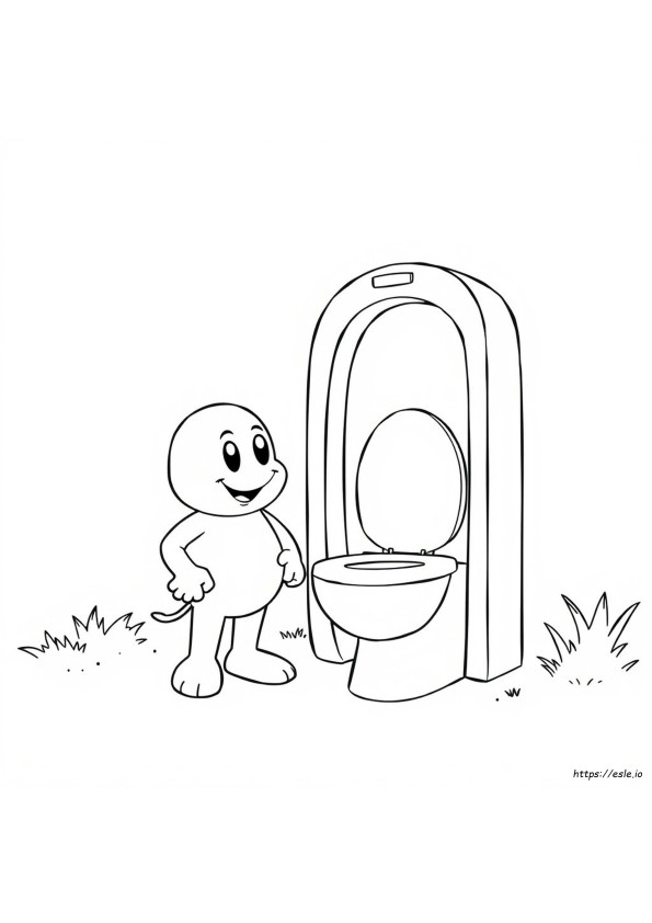 Skibidi Toilet Coloring Pages Pdf