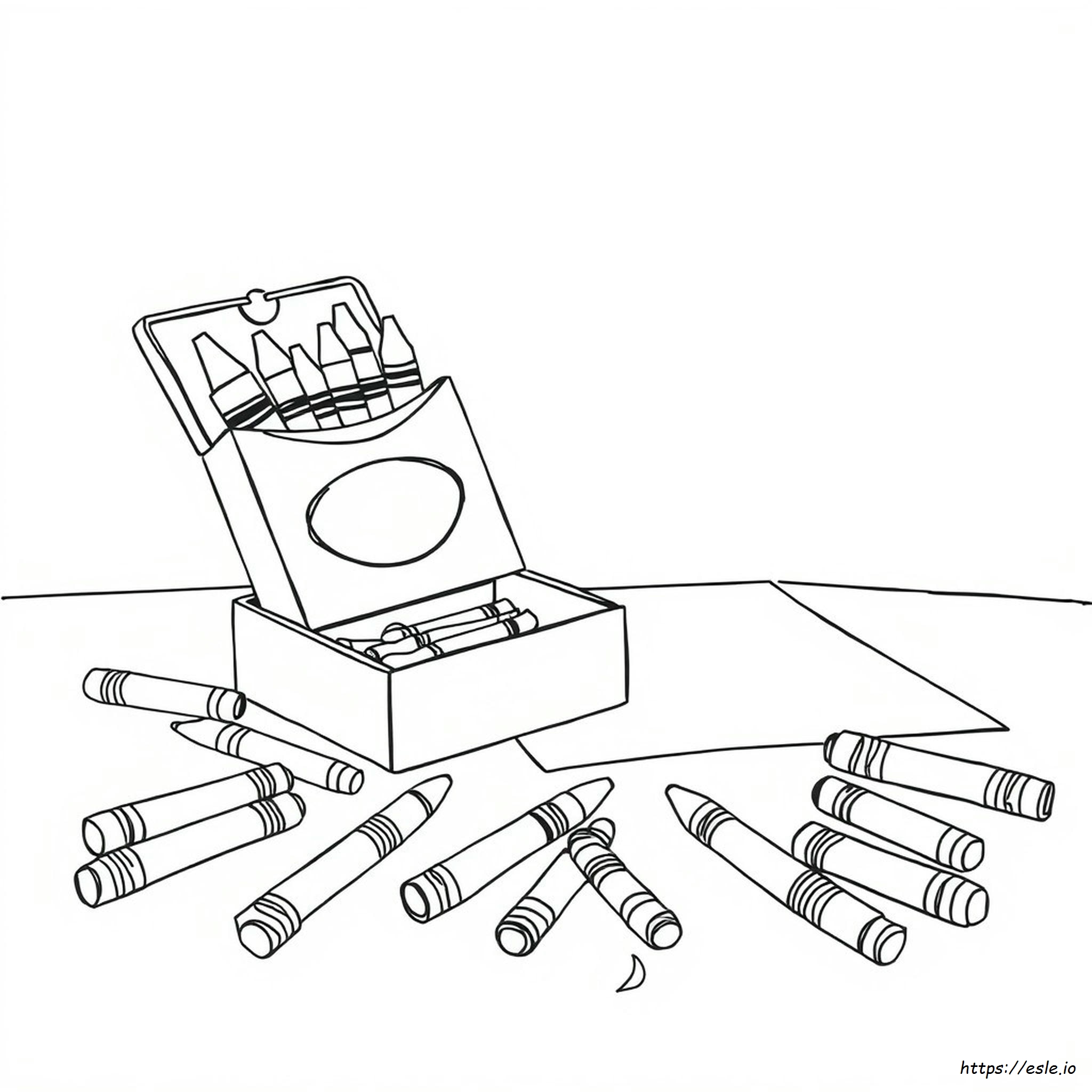 Coloriage Avec Des Crayons